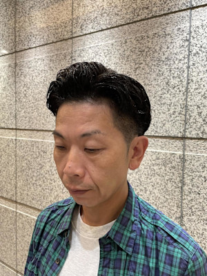 毛流れパーマ