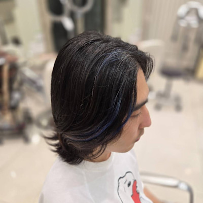 フェイスフレーミングブルー