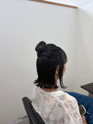 Hair Salon for D　 ×　ハーフアップ