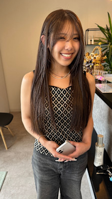 髪質改善トリートメント美髪艶髪カラー透明感カラー大人可愛い