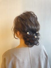 結婚式、二次会に！お呼ばれアップスタイル