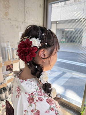 ヘアセット/浴衣ヘアセット/結婚式ヘアセット/ライブヘアセッ