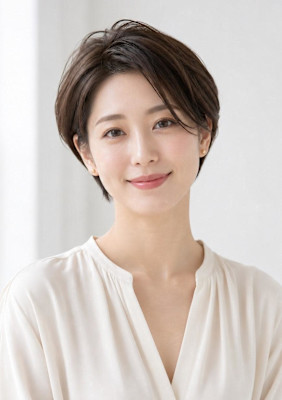 大人ショートヘアハンサムショートショートボブ