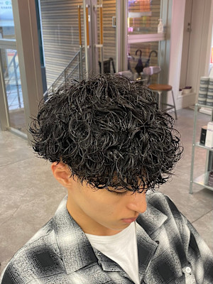 モテstyle波巻きパーマ