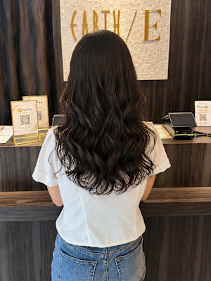 コテ巻きよりツヤが出る☆ダメージレスパーマ