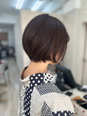西八王子 丸みショートボブ