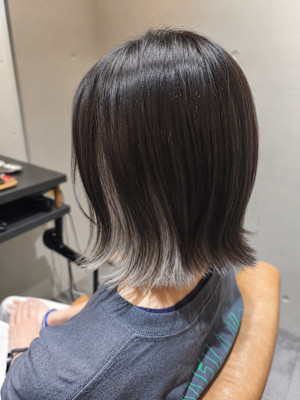 大人可愛いインナーカラー