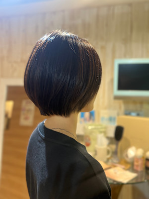 丸みショートボブ