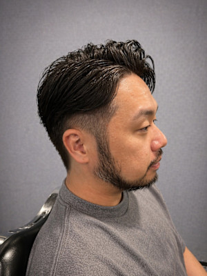 73パート × テーパーカットで創る、大人の余裕