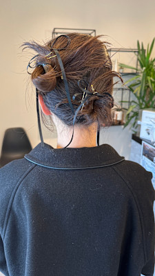 ヘアアレンジスタイルヘアセットお呼ばれヘアアレンジ二次会ヘア