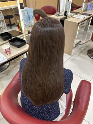 【伊勢原】赤み消し透明感カラー+グレージュオリーブカラー