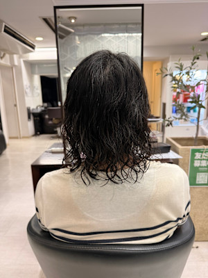 メンズロングパーマ