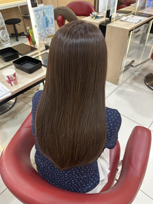 【伊勢原】赤み消し透明感カラー+グレージュオリーブカラー