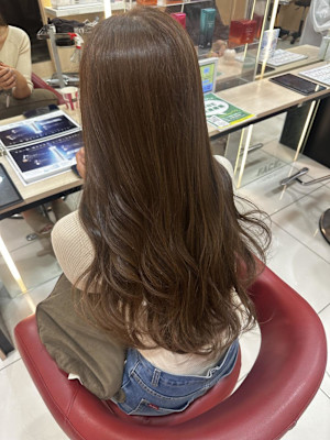【伊勢原】赤み消し透明感カラー+グレージュオリーブカラー