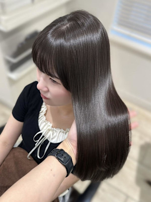 【AYAKI】レイヤー アッシュグレージュ ブリーチなし