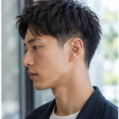 上品な大人フェードビジネススタイル