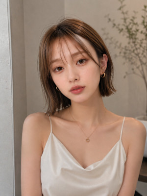 大人カジュアルボブ ミニボブ担当しおん