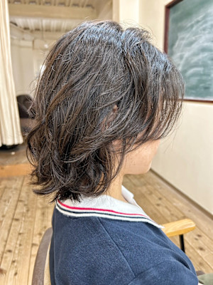 ２０代・お手入れ簡単ミディアムパーマ✩