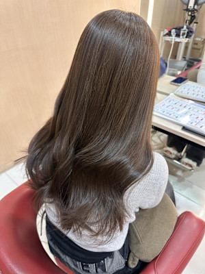 【伊勢原】赤み消し透明感カラー+グレージュオリーブカラー