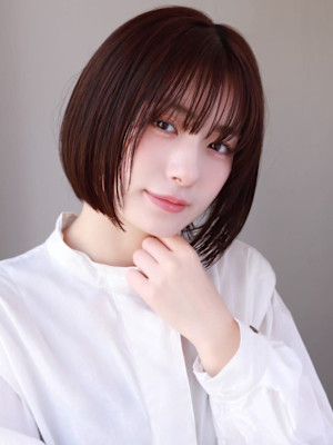 20代30代40代メルティカラー似合わせカットボブスタイル