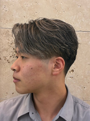 白髪ぼかしメッシュ