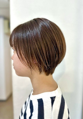 20代30代40代イメチェン似合わせカットフルバングレッドブ