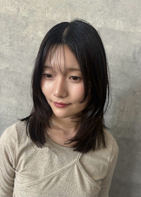 ハッシュカットミディアムレイヤー/高田馬場/新宿/新大久保/