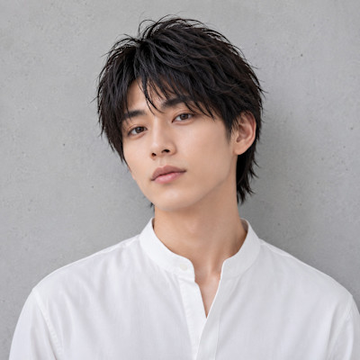 20代の束感ニュアンスパーマ×ビジネス