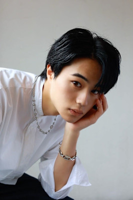 MEN’S HAIR マッシュパーマアッシュブラックカルマパ
