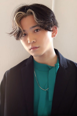 MEN’S HAIR マッシュパーマアッシュブラックカルマパ