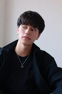 MEN’S HAIR マッシュパーマアッシュブラックカルマパ