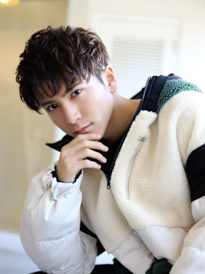 MEN’S HAIR マッシュパーマアッシュブラックカルマパ