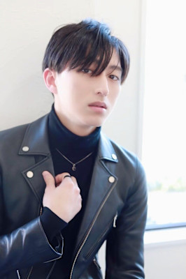 MEN’S HAIR マッシュパーマアッシュブラックカルマパ