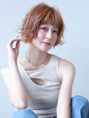 20代30代40代イメチェン似合わせカットフルバングレッドブ