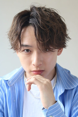 大人20代30代40代◎MEN’SHAIR波巻き束感マッシュ
