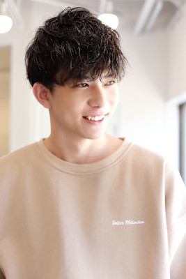 大人20代30代40代◎MEN'S HAIRアッシュブラック