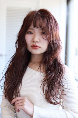 大人可愛い20代30代40代イメチェン似合わせカットレッドブ