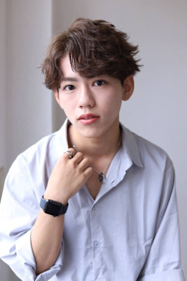 MEN’SHAIR波巻き束感マッシュパーマ