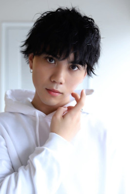 MEN’SHAIRアッシュブラックマッシュパーマ