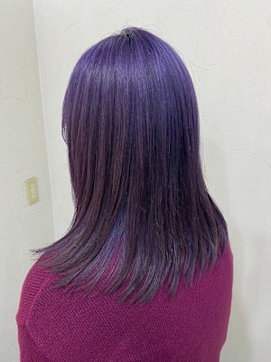 20代30代40代◎パープル似合わカットイメチェンヘアスタイ