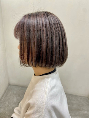 20代30代40代◎ピンク似合わせカットイメチェンヘアスタイ