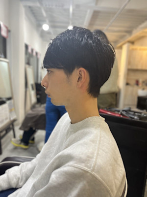 MEN'S HAIRアッシュブラック