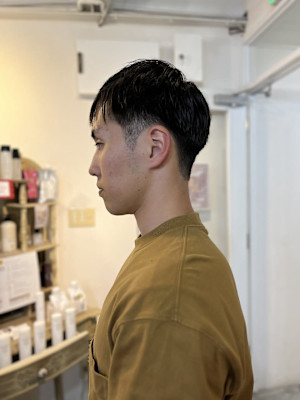 MEN'S HAIRアッシュブラック
