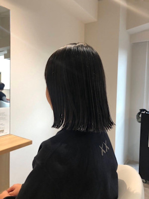似合わせカットのイメチェンハッシュカット