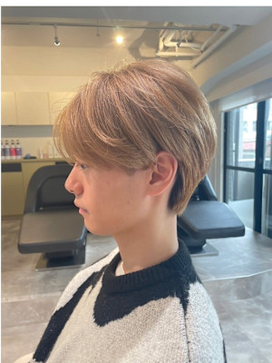 MEN'S HAIRカルマパーマのアッシュブラック