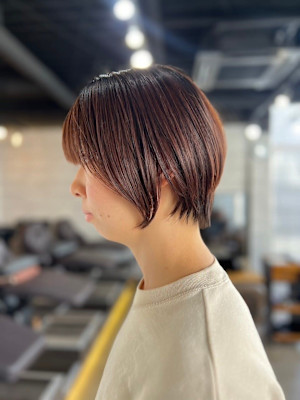 大人可愛い◎イメチェン似合わせカットフルバングハッシュカット