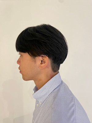 MEN'S HAIR センターパートマッシュウルフ