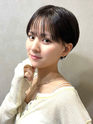 ワイドバング×コンパクトショートはかわいい！