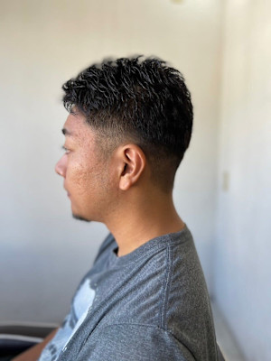 MEN'S HAIR かきあげマッシュヘア