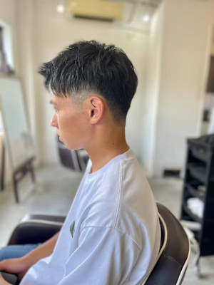 MEN’S HAIR カルマパーマダークアッシュ